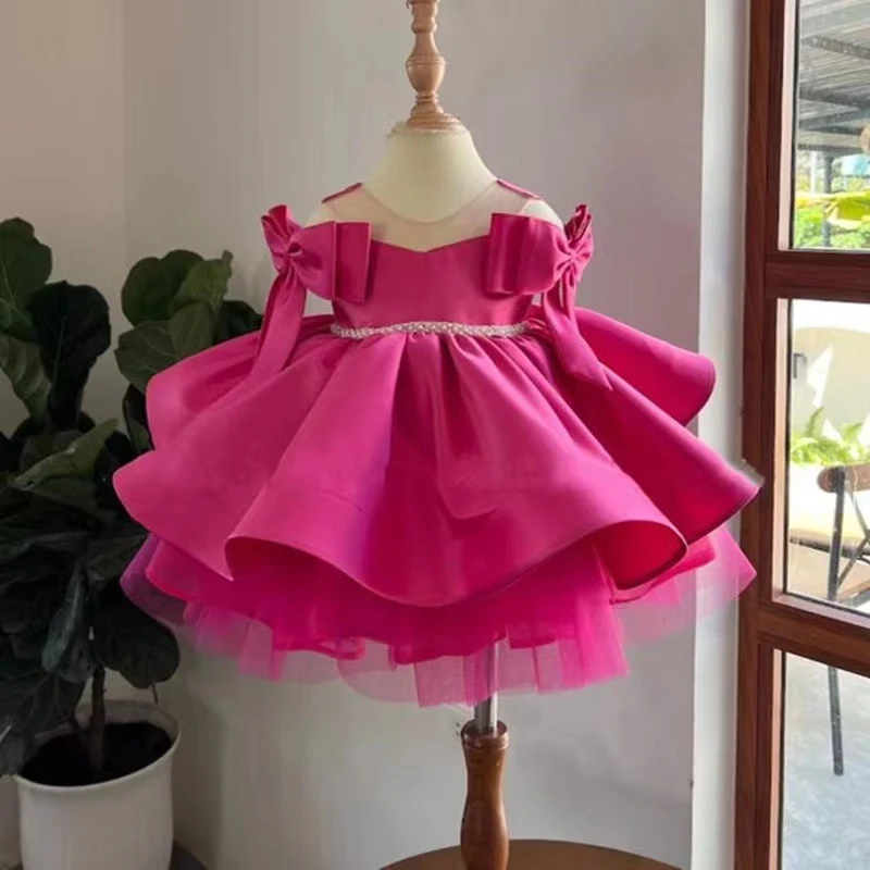 Vestido de tule tutu para meninas, para apresentações de piano, cor sólida, perfeito para performances e eventos especiais — foto 10