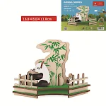 Quebra-cabeça 3D Infantil Modelo de Simulação de Madeira Brinquedo Educativo para Crianças Desenvolve Habilidades Motoras Finas e Criatividade — foto 13