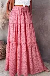Saia Longa Boho Soltinha Cintura Alta Casual Feminina Conforto e Estilo para o Verão Design Leve e Fluido Perfeita para Looks Despojados e Elegantes — foto 22