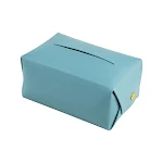 Einfache Leder-Taschentuchbox für Retro-Autos. Stilvolles Accessoire für Ihr Fahrzeug. Bietet praktischen Zugriff auf Taschentücher im Retro-Look. — foto 3