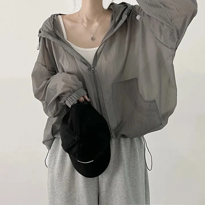 Women's Summer Spring Thin Breathable Sun Protection Jacket, lightweight and comfortable for sunny days and outdoor acti — photo 6