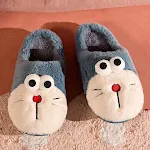 Non-slip cute plush indoor home dormitory couple slippers. Comfortable and warm footwear perfect for use around the hous — photo 4