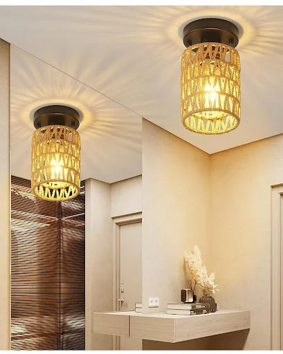 Title 1, Tea Room Inn Bar Counter Chinese Hemp Rope Wove...