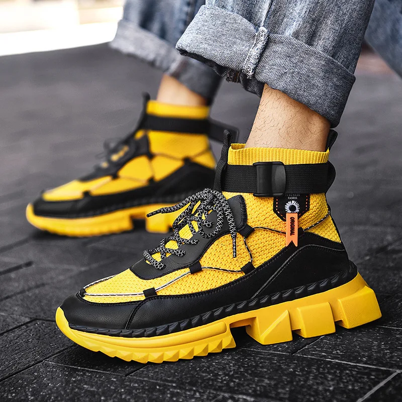New breathable large size high top socks shoes. Experience ultimate comfort and breathability, perfect for all-day wear — photo 3