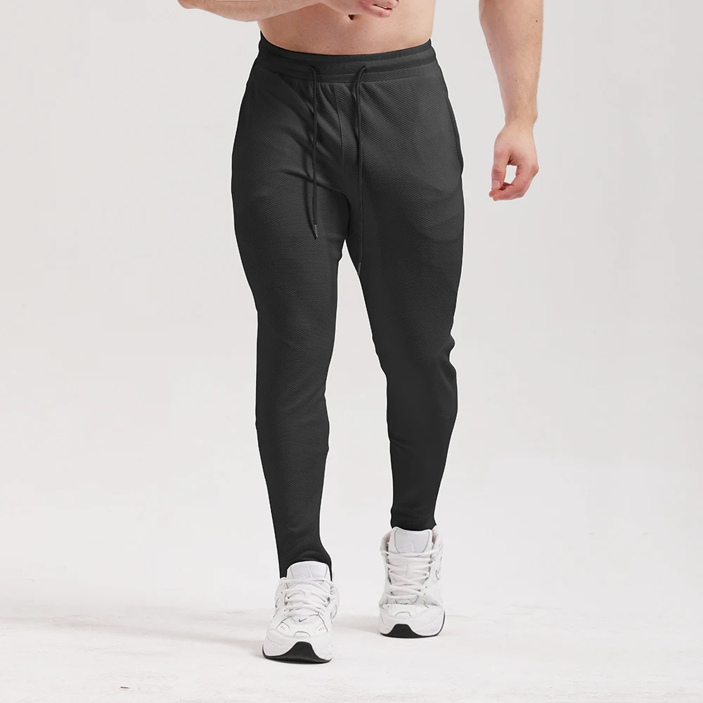 Heren trainingsbroek voor buitenactiviteiten, casual, ademend met mesh, ideaal voor sport en vrijetijd. — foto 4