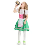 Kinder Dirndl für das Oktoberfest Traditionelles Bierfest Kleid für Mädchen und Jungen. Perfekt für das Münchner Oktoberfest. — foto 6