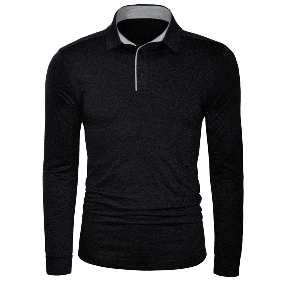 Title 7, Camiseta masculina de manga longa e cor sólida ...