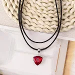 Colar de corrente para clavícula, acessório de pescoço que combina com tudo. Um colar versátil para complementar seu look diário, moderno e elegante. — foto 5