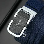 Cinto com fivela automática sem dentes, lona de nylon, para calças casuais ao ar livre, confortável, resistente e fácil de usar. — foto 10