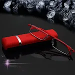 Lightweight Half Frame Prescription Reading Glasses with Case for clear vision and comfortable reading. Stylish and prac — photo 5