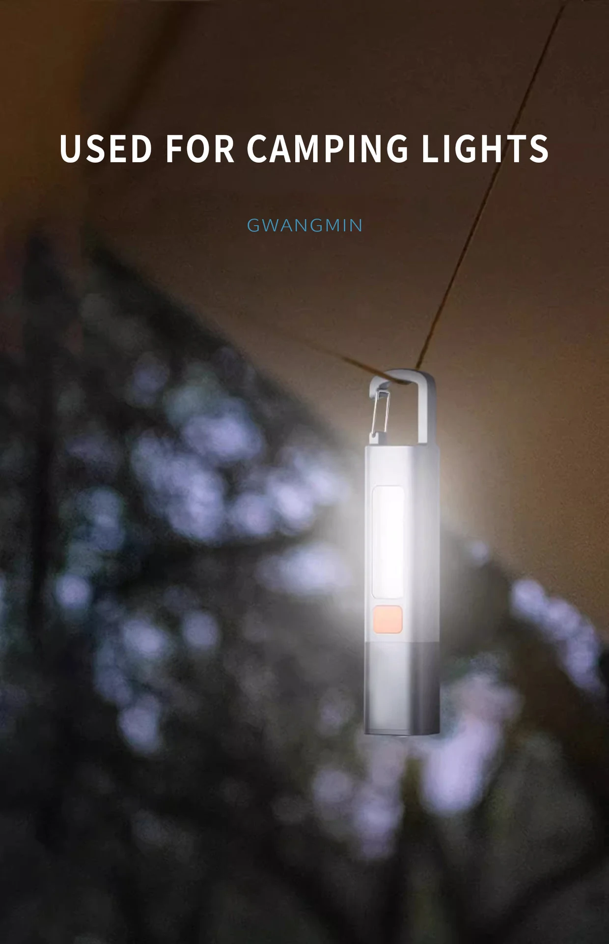 Title 6, Multifunctional Camping Lantern Rechargeable Po...