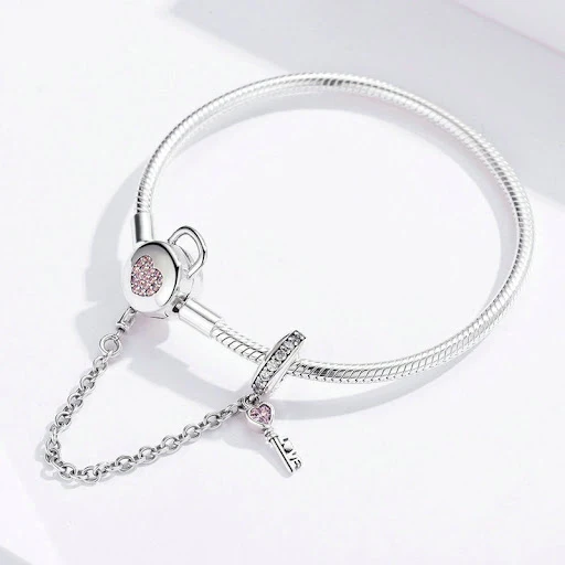 Title 2, Fashion DIY Basic Chain S925 Bracelet en argent...