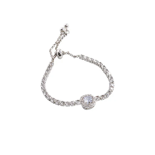 Title 4, Pulseira Feminina Nicho Exclusiva Zircônia e St...