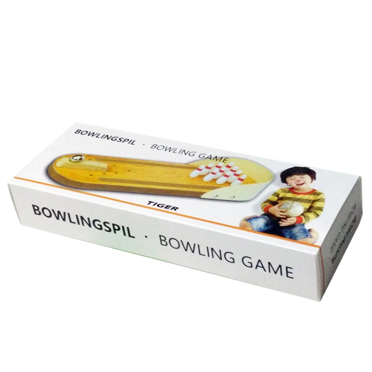 Title 6, Mini Jogo de Boliche de Madeira Brinquedo Educa...