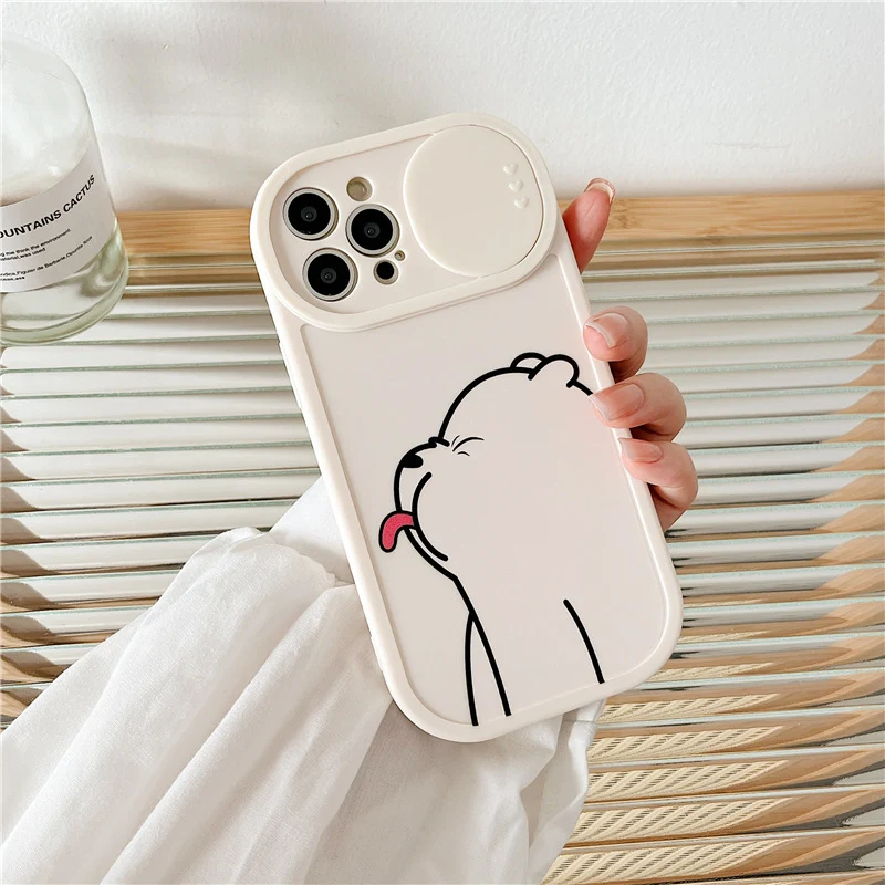 Title 11, Capa deslizante para celular com estampa de urs...