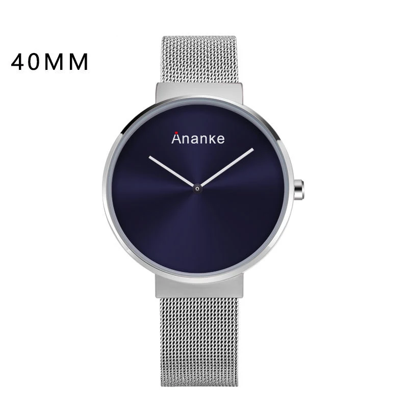 Relógio de pulso com pulseira de malha para mulheres e homens Elegância e conforto Design moderno e respirável Perfeito para uso diário e ocasiões especiais Durável e estiloso. — foto 7