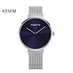 Relógio de pulso com pulseira de malha para mulheres e homens Elegância e conforto Design moderno e respirável Perfeito para uso diário e ocasiões especiais Durável e estiloso. — foto 7