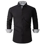 Solid Color Casual Breathable Non-ironing Men's Shirt. Comfortable and stylish for everyday wear. Easy care, perfect for — photo 8