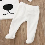 Macacão de bebê de flanela outono e inverno, macio e quentinho, ideal para manter seu pequeno aquecido e confortável no frio. — foto 4