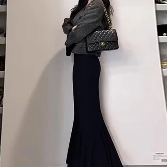 Title 7, Step By Step Lotus Skirt Long Sleeve Fishtail B...