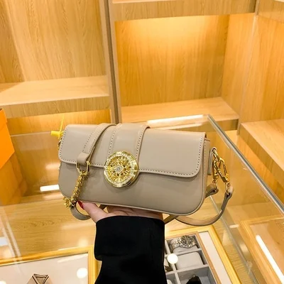 Bolsa Crossbody Exclusiva Ombro Único Luxo Francês de Alta Qualidade Elegância Sofisticada Perfeita para o Dia a Dia — foto 2