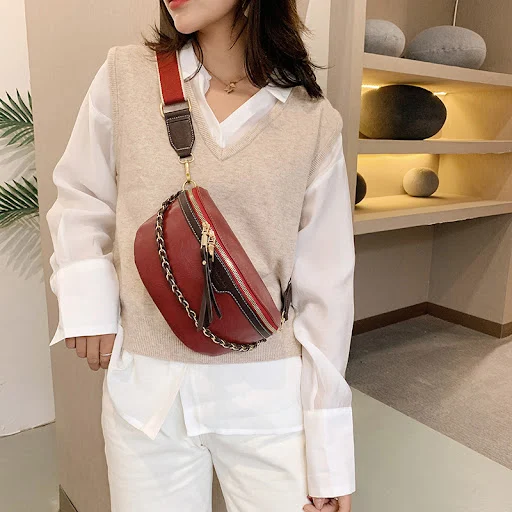 Title 8, Bolsa feminina estilo sela com bolsa de ombro. ...