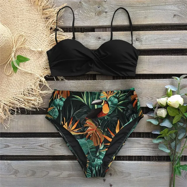 Title 6, Womens High Waist Bikini Swimsuit Stylish swim...
