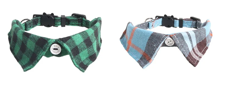Title 16, Bowtie for Cat Collar Plaid Adjustable Cat Bow ...