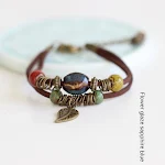 Pulseira de cerâmica tecida para mulheres e amigas, joia pequena e popular, perfeita para um visual charmoso e moderno. — foto 2