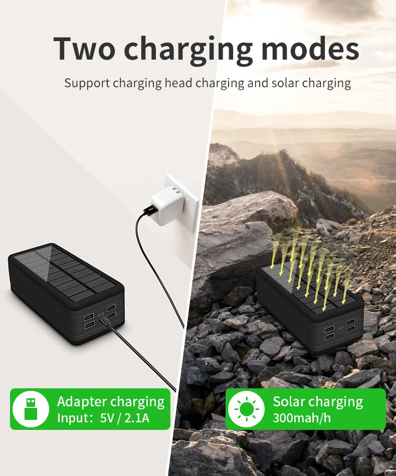 Title 8, Large Capacity Portable Wireless Charging Power...