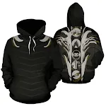 Cardigã grande com capuz e moletom 3D totalmente estampado. Conforto e estilo em uma peça, perfeito para um visual descontraído e moderno. — foto 2