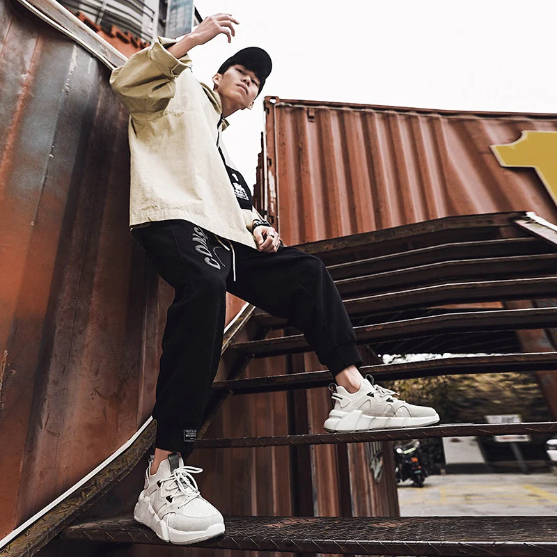 Tênis Esportivo Casual Leve Estilo Papai Tendência da Moda. Sapatos de corrida confortáveis para homens, perfeitos para uso diário e atividades físicas — foto 7