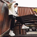 Tênis Esportivo Casual Leve Estilo Papai Tendência da Moda. Sapatos de corrida confortáveis para homens, perfeitos para uso diário e atividades físicas — foto 7