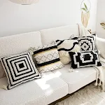 Almofada Nórdica Simples Macia Modelo Quarto Conforto e Estilo Escandinavo Ideal para Decoração e Relaxamento em Casa — foto 8