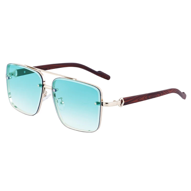 European and American Square Cut Sunglasses for Men. Stylish design, UV protection, and clear vision. Enhance your look — photo 6
