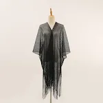 Black And Black Silk