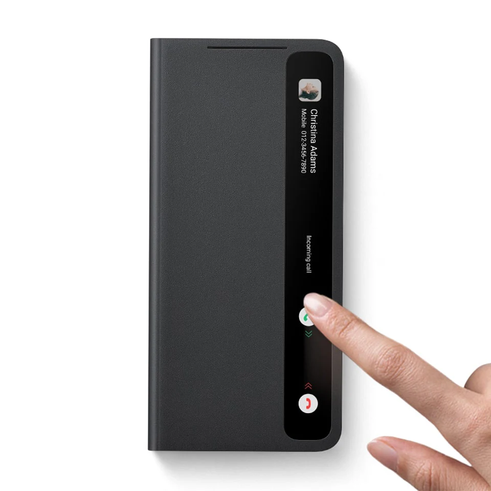 Title 5, Capa Original Mirror Flip Samsung S21 Ultra com...
