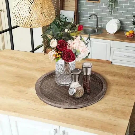 Title 1, Wooden Decorative Tray Kitchen Living Room Paul...