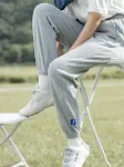 Calças Esportivas Femininas Soltas de Cintura Alta, Casuais e Versáteis. Conforto e estilo para todas as atividades e looks do dia a dia. — foto 1