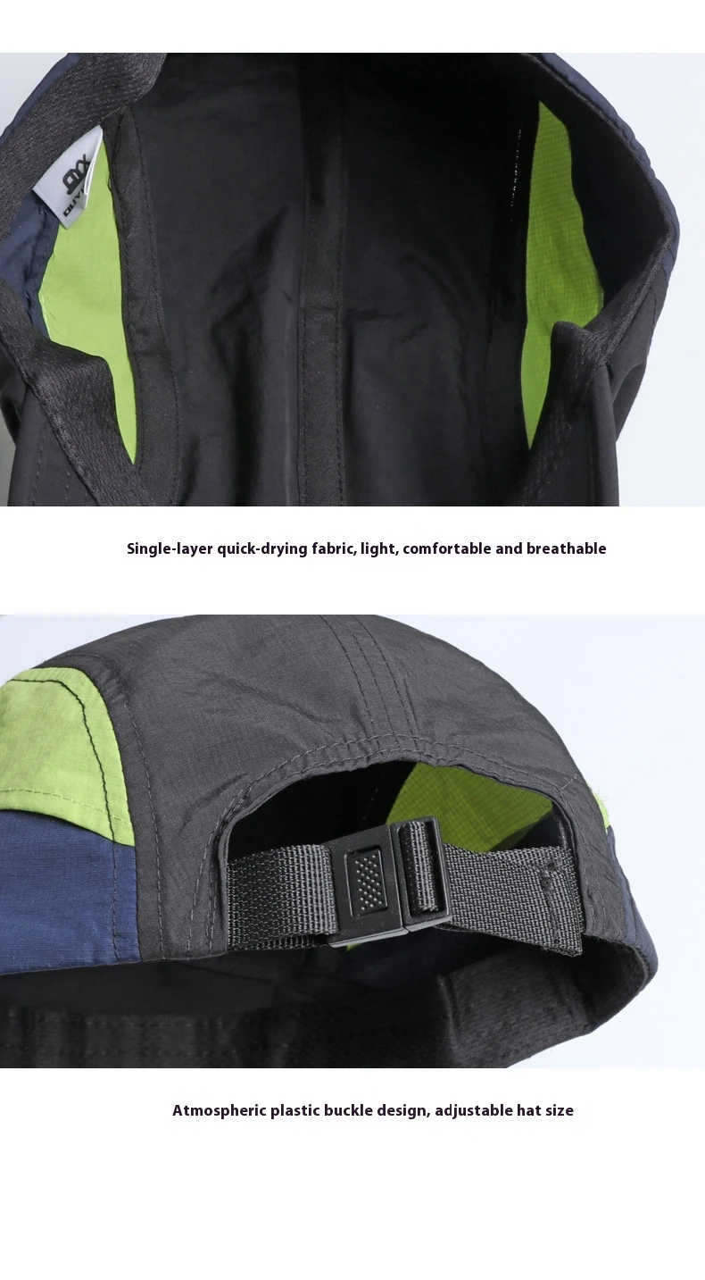 Men's Quick-drying Baseball Cap Waterproof Sports Sunhat Ideal for workouts and outdoor activities. Stay dry and protect — photo 3