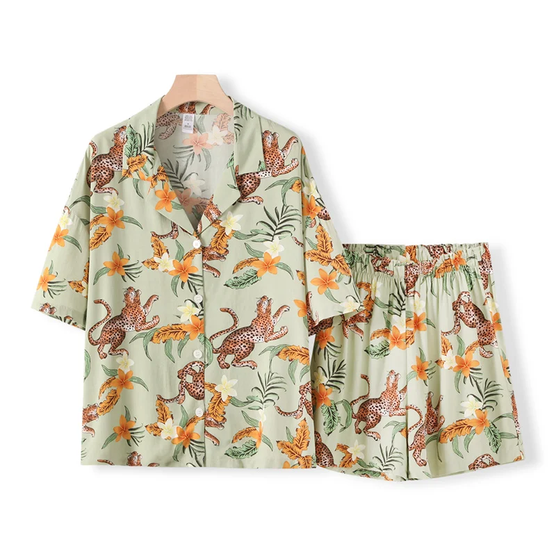 Title 6, Womens Home Short Sleeve Shorts Set, designed ...