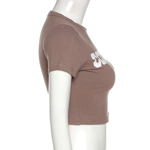 Title 20, Camiseta slim com gola redonda e manga curta co...