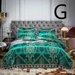 Terno de quatro peças em algodão jacquard com renda, ideal para eventos especiais. Combine conforto e estilo sofisticado para uma imagem impecável. — foto 2