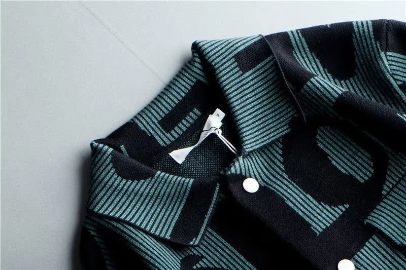 Retro Personalized Letter Lapel Casual Jacket. Unique style, everyday comfort. Perfect for a personalized and stylish lo — photo 2
