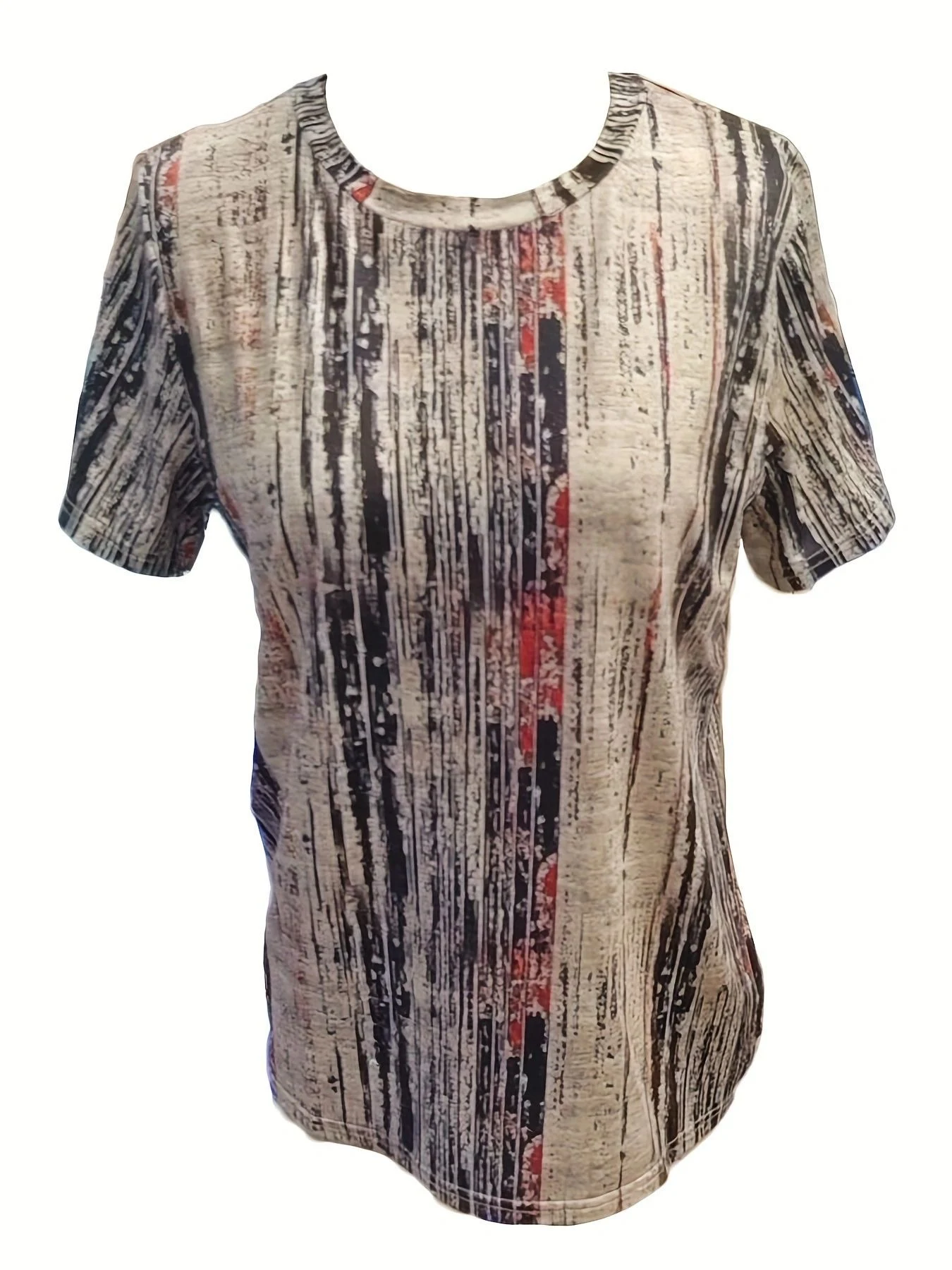 Gepersonaliseerd dames T-shirt met korte mouwen en print. Ontwerp je eigen unieke T-shirt en toon je persoonlijke stijl. — foto 6