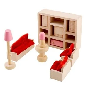 Wooden delicate dollhouse furniture toys for kids. Encourage creativity, imaginative play, and storytelling. Perfect for — photo 1