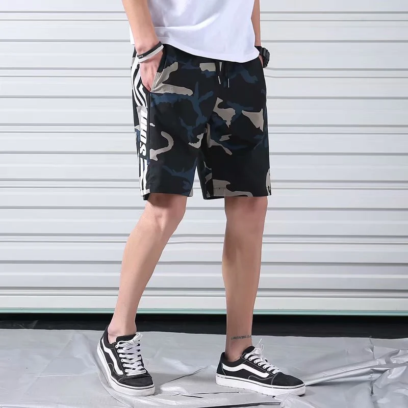Title 5, Casual five-point shorts mens camouflage simpl...