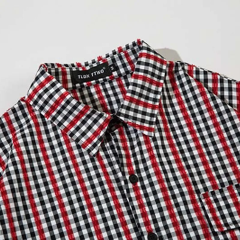 Title 2, American Vintage Mens Short-sleeved Shirt with...