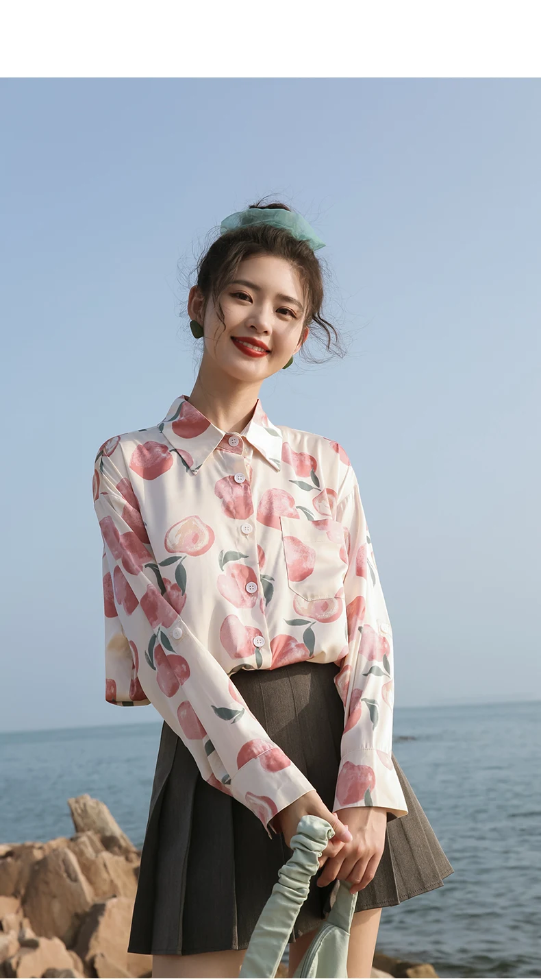 Title 10, Womens Spring Retro Hong Kong Style Long Sleev...