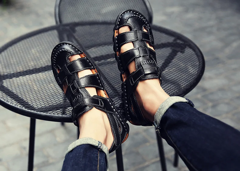 Title 3, Heren antislip strandsandalen Baotou Perfect vo...